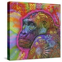 Gorilla, Monkeys, Chimp, Pop Art, Animals, Looking over your shoulder, Stencils, Colorful-Russo Dean-Stretched Canvas