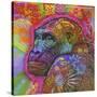 Gorilla, Monkeys, Chimp, Pop Art, Animals, Looking over your shoulder, Stencils, Colorful-Russo Dean-Stretched Canvas