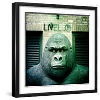 Gorilla Sculpture-Craig Roberts-Framed Photographic Print