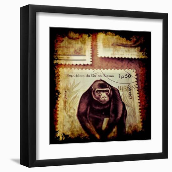 Gorilla Stamp-Jean-François Dupuis-Framed Art Print