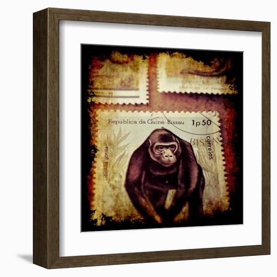 Gorilla Stamp-Jean-François Dupuis-Framed Art Print