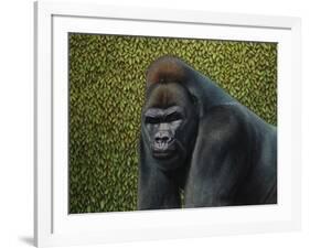 Gorilla with a Hedge-James W. Johnson-Framed Giclee Print