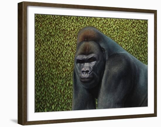 Gorilla with a Hedge-James W. Johnson-Framed Giclee Print