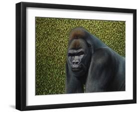 Gorilla with a Hedge-James W. Johnson-Framed Giclee Print