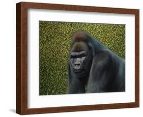Gorilla with a Hedge-James W. Johnson-Framed Giclee Print
