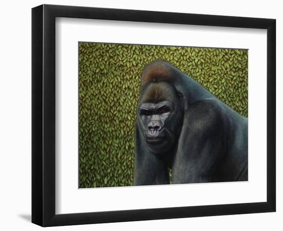 Gorilla with a Hedge-James W. Johnson-Framed Giclee Print