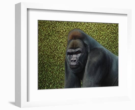 Gorilla with a Hedge-James W. Johnson-Framed Giclee Print