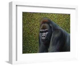 Gorilla with a Hedge-James W. Johnson-Framed Giclee Print