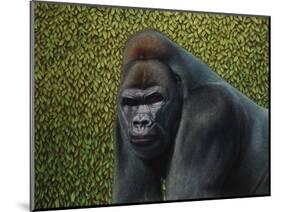 Gorilla with a Hedge-James W. Johnson-Mounted Giclee Print