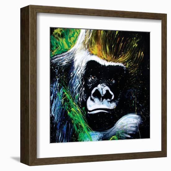 Gorilla-null-Framed Art Print