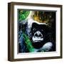 Gorilla-null-Framed Art Print