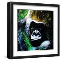 Gorilla-null-Framed Art Print