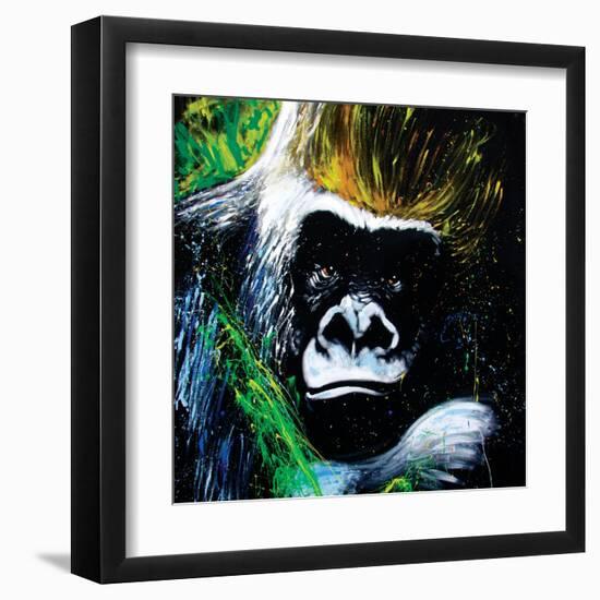 Gorilla-null-Framed Art Print