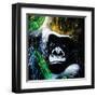 Gorilla-null-Framed Art Print