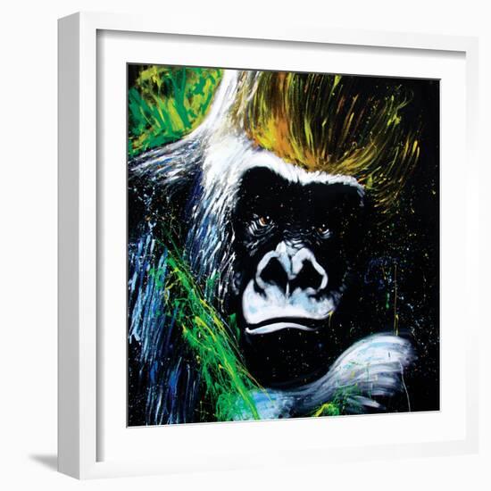 Gorilla-null-Framed Art Print