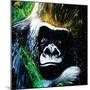 Gorilla-null-Mounted Art Print