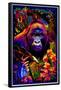 GorillaEncounter(Non-FlockedBlacklight)-null-Framed Standard Poster