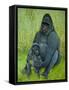 Gorillas-Pat Scott-Framed Stretched Canvas