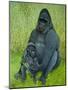 Gorillas-Pat Scott-Mounted Giclee Print