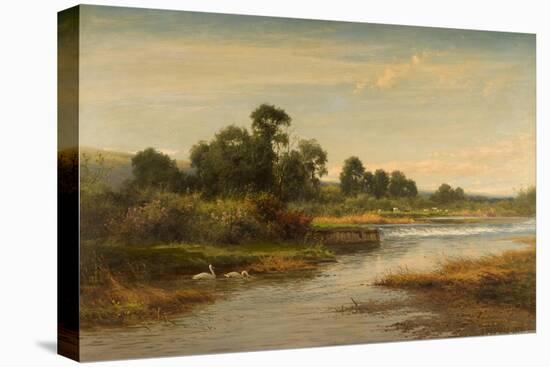 Goring on Thames, 1873-Benjamin Williams Leader-Stretched Canvas