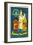 Gorki Liquors-null-Framed Art Print