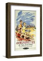 Gorleston on Sea-null-Framed Art Print