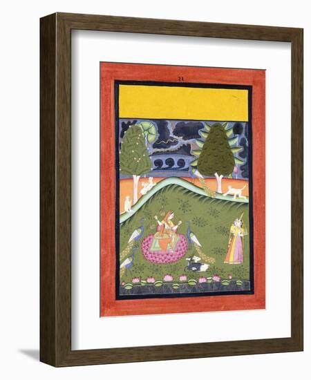 Gormalar Ragini, C. 1740-null-Framed Giclee Print