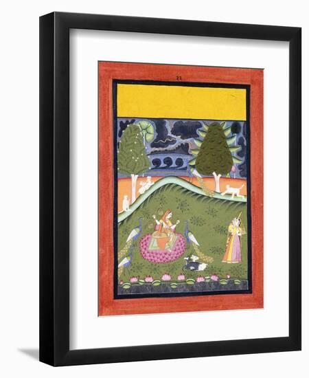 Gormalar Ragini, C. 1740-null-Framed Giclee Print