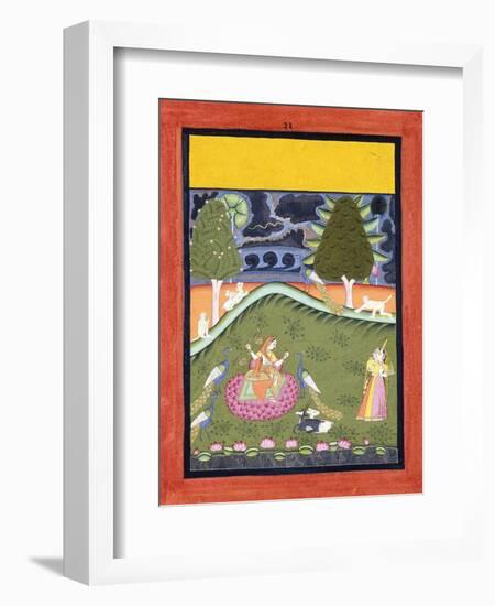 Gormalar Ragini, C. 1740-null-Framed Giclee Print