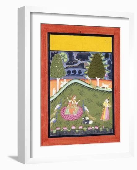 Gormalar Ragini, C. 1740-null-Framed Giclee Print