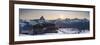 Gornergrat Kulm Hotel and Matterhorn, Zermatt, Valais, Switzerland-Jon Arnold-Framed Photographic Print