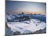 Gornergrat Kulm Hotel and Matterhorn, Zermatt, Valais, Switzerland-Jon Arnold-Mounted Photographic Print