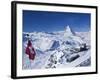 Gornergrat Mountain, Zermatt, Valais, Switzerland-Walter Bibikow-Framed Photographic Print