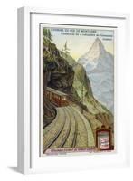 Gornergrat Rack and Pinion Railway, Switzerland-null-Framed Giclee Print