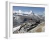 Gornergrat Station and the Matterhorn, Zermatt, Valais, Swiss Alps, Switzerland, Europe-Hans Peter Merten-Framed Photographic Print