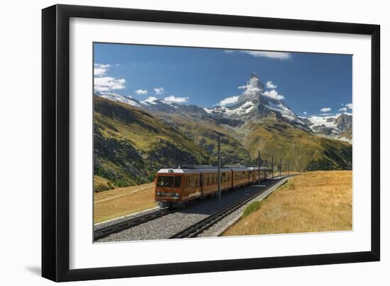 Gornergratbahn, Matterhorn, Valais, Switzerland-Rainer Mirau-Framed Photographic Print