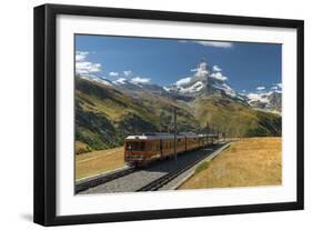 Gornergratbahn, Matterhorn, Valais, Switzerland-Rainer Mirau-Framed Photographic Print