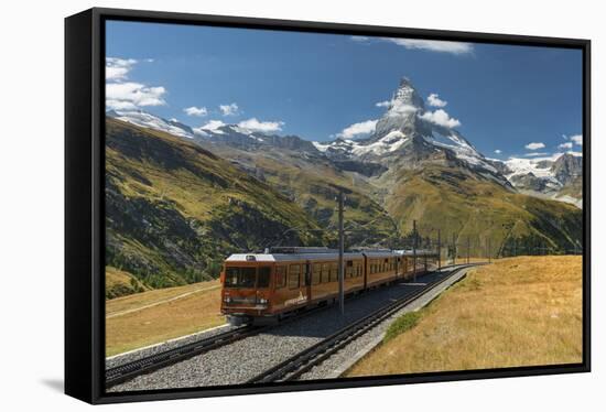 Gornergratbahn, Matterhorn, Valais, Switzerland-Rainer Mirau-Framed Stretched Canvas