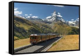 Gornergratbahn, Matterhorn, Valais, Switzerland-Rainer Mirau-Framed Stretched Canvas