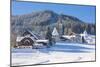 Gosau in Winter, Gosau, Salzkammergut, Austria, Europe-Miles Ertman-Mounted Photographic Print