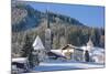 Gosau in Winter, Gosau, Salzkammergut, Austria, Europe-Miles Ertman-Mounted Photographic Print