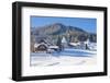 Gosau in Winter, Gosau, Salzkammergut, Austria, Europe-Miles Ertman-Framed Photographic Print