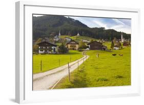 Gosau, Salzkammergut, Austria, Europe-Miles Ertman-Framed Photographic Print