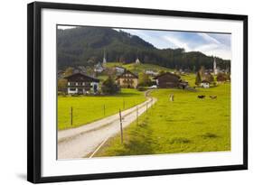 Gosau, Salzkammergut, Austria, Europe-Miles Ertman-Framed Photographic Print