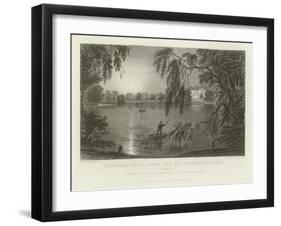 Gosfield Hall, from the Weathersfield Road, Essex, the Seat of E G Barnard, Esquire-William Henry Bartlett-Framed Giclee Print
