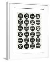 Gosh Quotes-Garima Dhawan-Framed Giclee Print