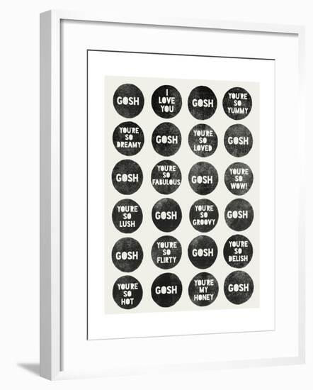 Gosh Quotes-Garima Dhawan-Framed Giclee Print