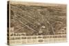Goshen, New York - Panoramic Map-Lantern Press-Stretched Canvas
