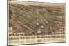 Goshen, New York - Panoramic Map-Lantern Press-Mounted Art Print