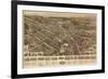 Goshen, New York - Panoramic Map-Lantern Press-Framed Art Print